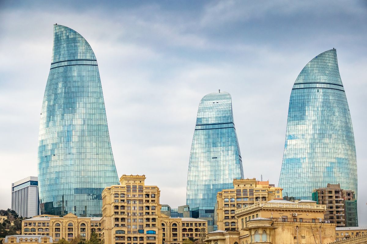 Højhuse i Baku, Azerbajsdsjan