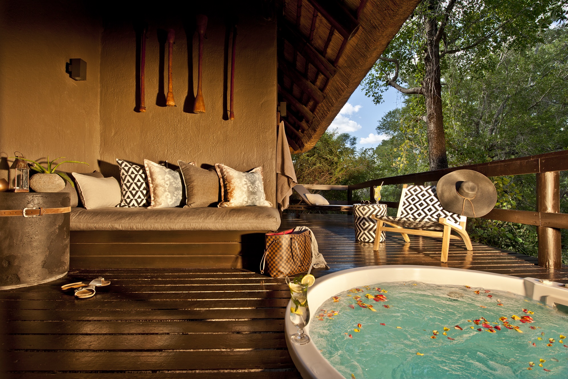 Suite med plunge pool på Sabi Sabi Bush Lodge, Sydafrika