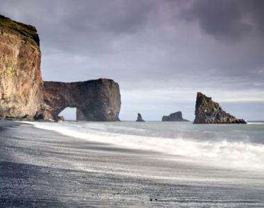 Black Sand Beach, Island