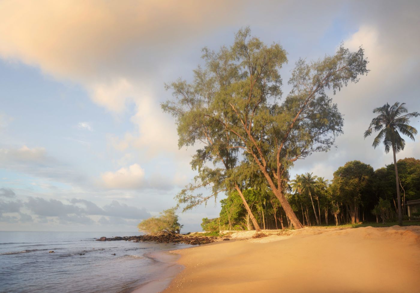 Stranden ud for Koh Russey Resort, Cambodia