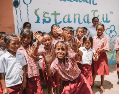 Lokal skole under NIHI Sumbas The Sumba Foundation i Indonesien