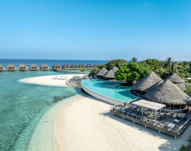 Infinity poolen på Dusit Thani Maldives, Maldiverne